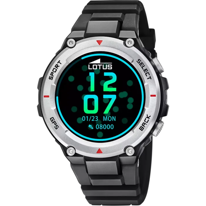 SMARTWATCH LOTUS 50024/2, CON GPS, CORREA DE CAUCHO, BLUETOOTH, HOMBRE