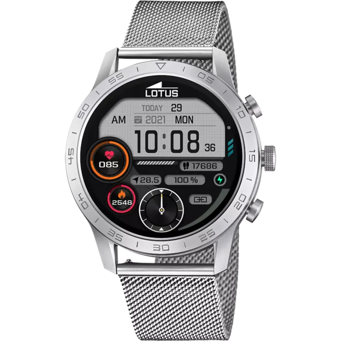 SMARTWATCH LOTUS 50047/1 NEGRO CORREA DE ACERO INOXIDABLE, FUNCIÓN LLAMADAS, BLUETOOTH, HOMBRE