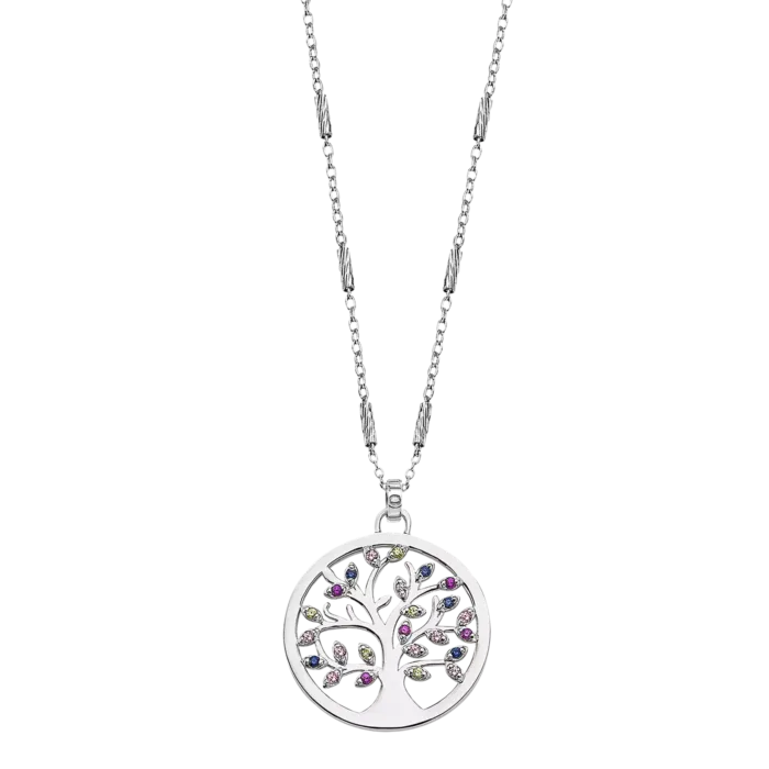 COLLAR ARBOL VIDA LOTUS SILVER LP1890-1/1 PLATA, MUJER