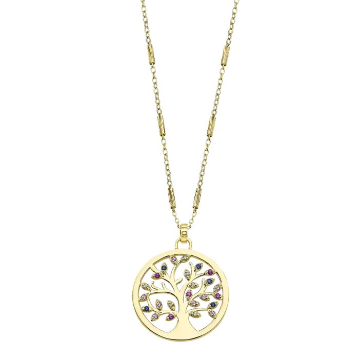 COLLAR ÁRBOL DE LA VIDA LOTUS SILVER TREE OF LIFE LP1890-1/2 PLATA, MUJER