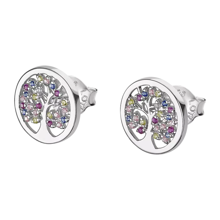 PENDIENTES ÁRBOL DE LA VIDA LOTUS SILVER TREE OF LIFE LP1890-4/1 PLATA, MUJER