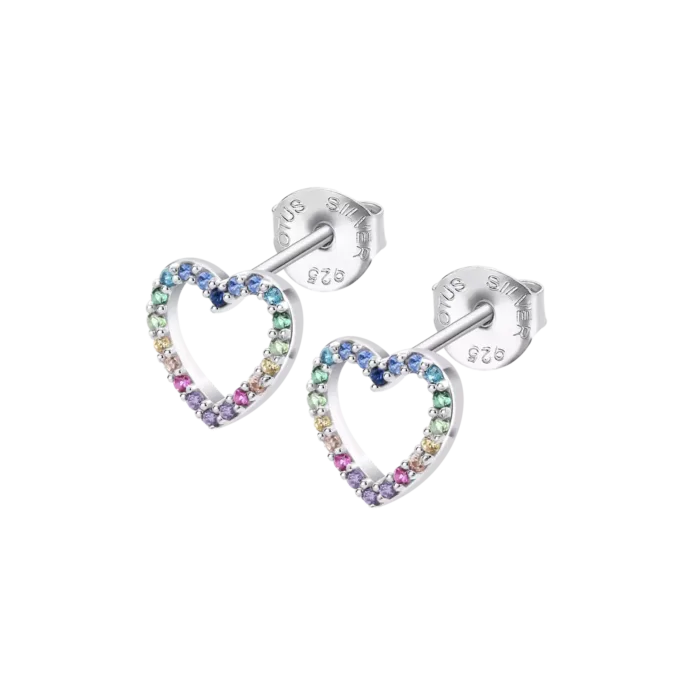 PENDIENTES CORAZÓN LOTUS SILVER LP3670-4/2 PLATA, MUJER