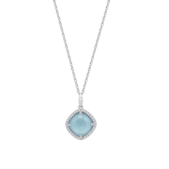 COLLAR LOTUS SILVER LP3921-1/2 PLATA, MUJER