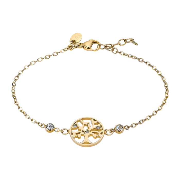 Pulsera Lotus Style Bliss LS2600-2/2 Dorada | Árbol de la Vida en Acero Inoxidable