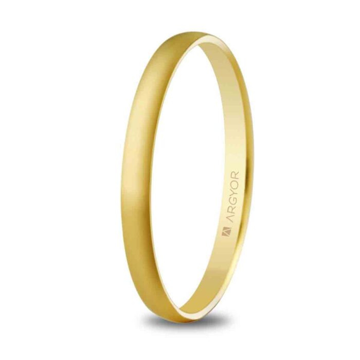 Alianza de boda 2mm oro (50201)