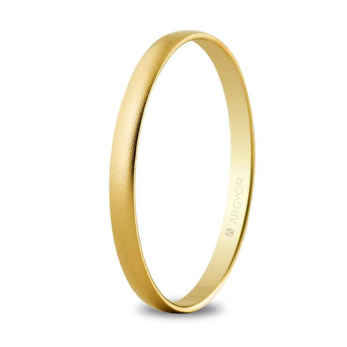 Alianza oro efecto arena 2mm (50201M)