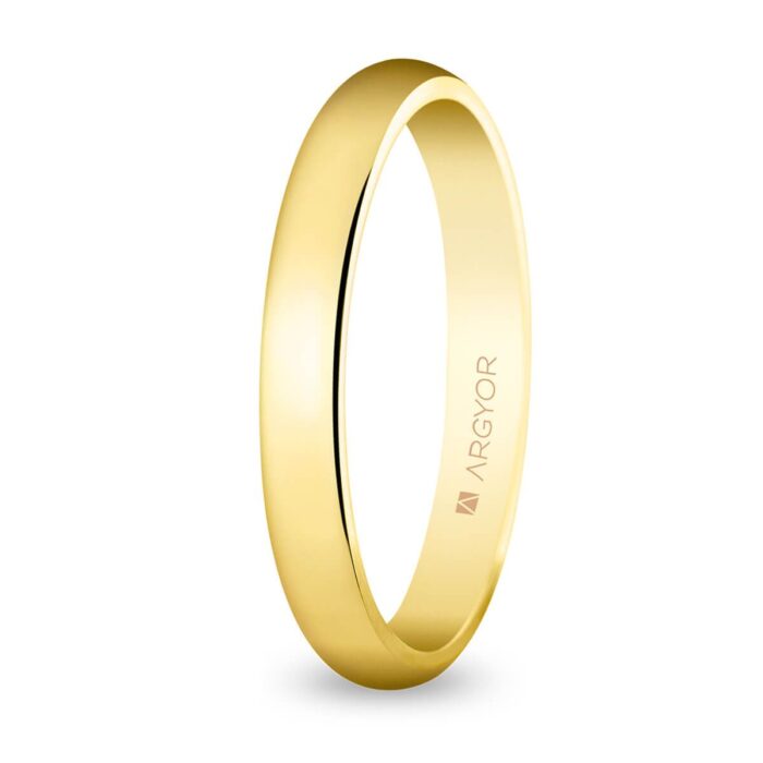 Alianza de boda oro 3mm (50306)