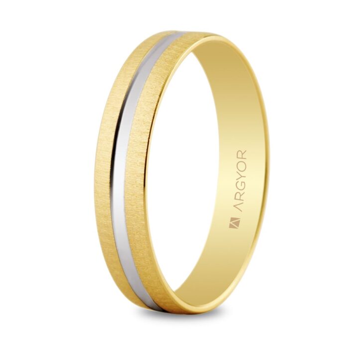 Alianza de boda bicolor 5241474R