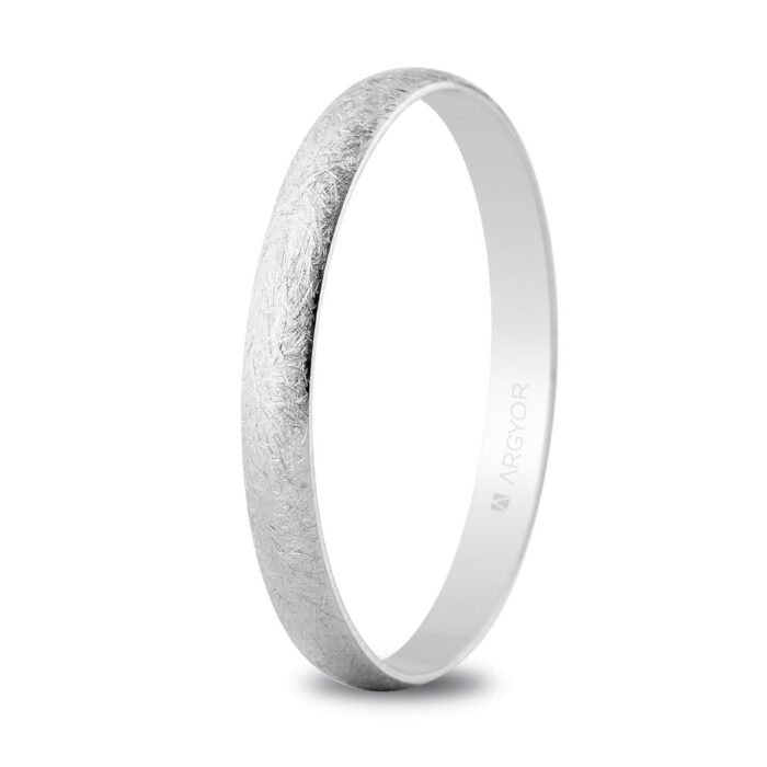 Alianza oro blanco hielo 2,5mm (5B253H)