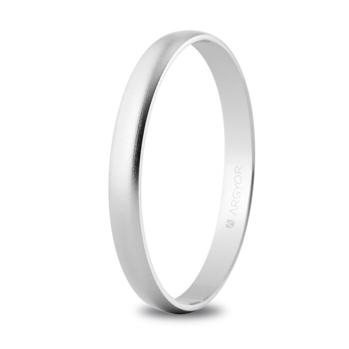 Alianza oro blanco arena 2,5mm (5B253M)
