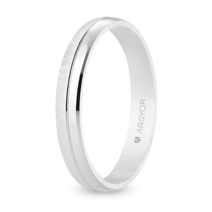 Alianza Oro Blanco 3,5 mm