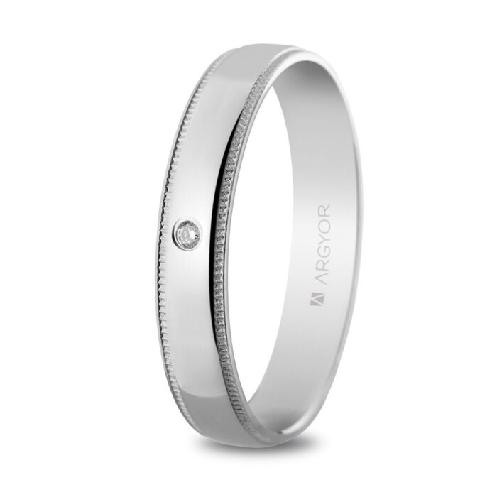 Alianza boda oro blanco 5B40512D