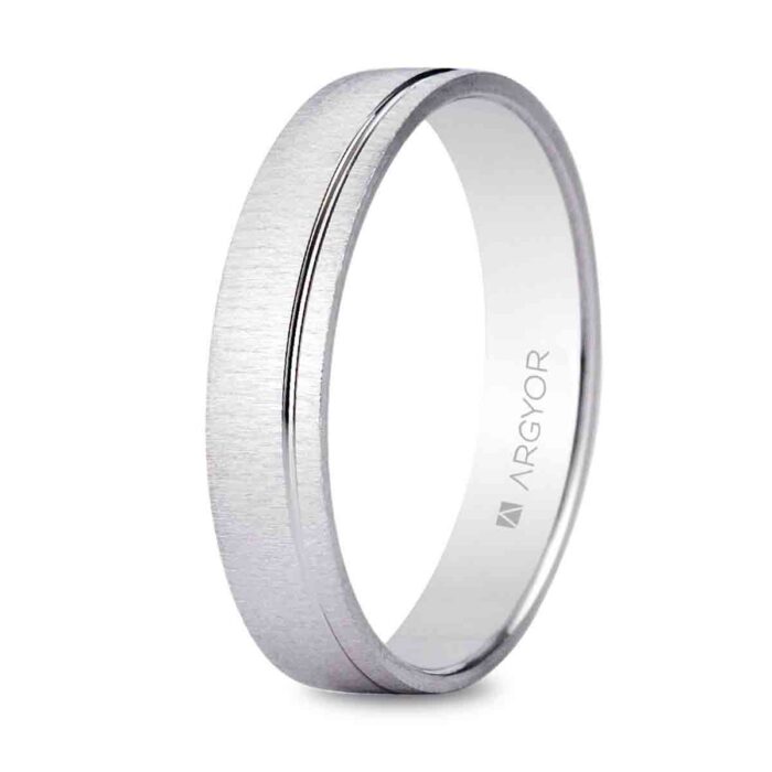 Alianza boda oro blanco 5B45473