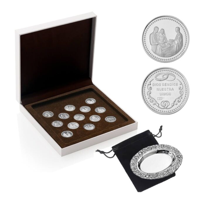 Juego de arras en plata