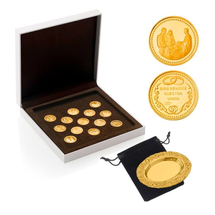 Juego de arras oro amarillo