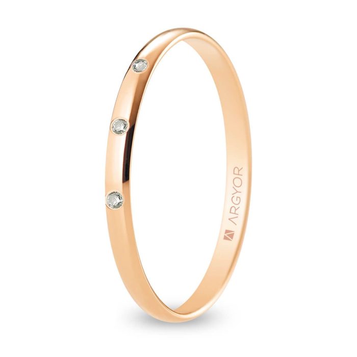 Alianzas oro rosa