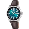 Reloj Lotus Automático para Hombre - Esfera Azul, Cristal de Zafiro y Correa de Piel Marrón