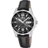 Reloj Lotus Automático para Hombre - Esfera Negra, Cristal de Zafiro y Correa de Piel