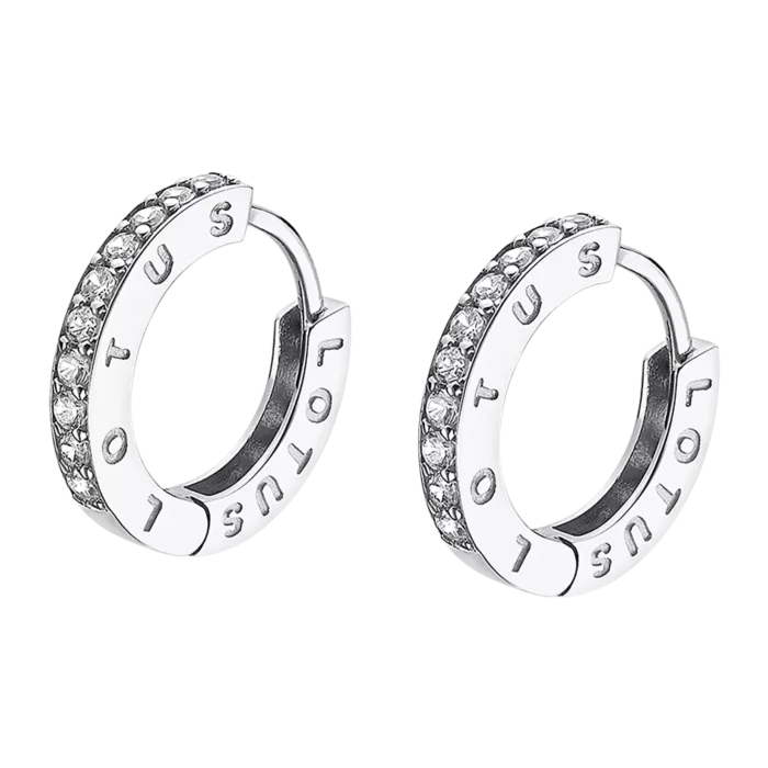 Pendientes de aro Lotus Silver It Girl
