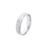 Anillo de plata unisex ancho Lotus Silver