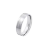 Anillo de plata unisex ancho Lotus Silver satinado