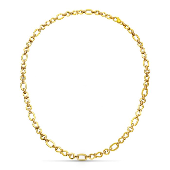 18K GARGANTILLA ORO AMARILLO ESLABONES 45CM
