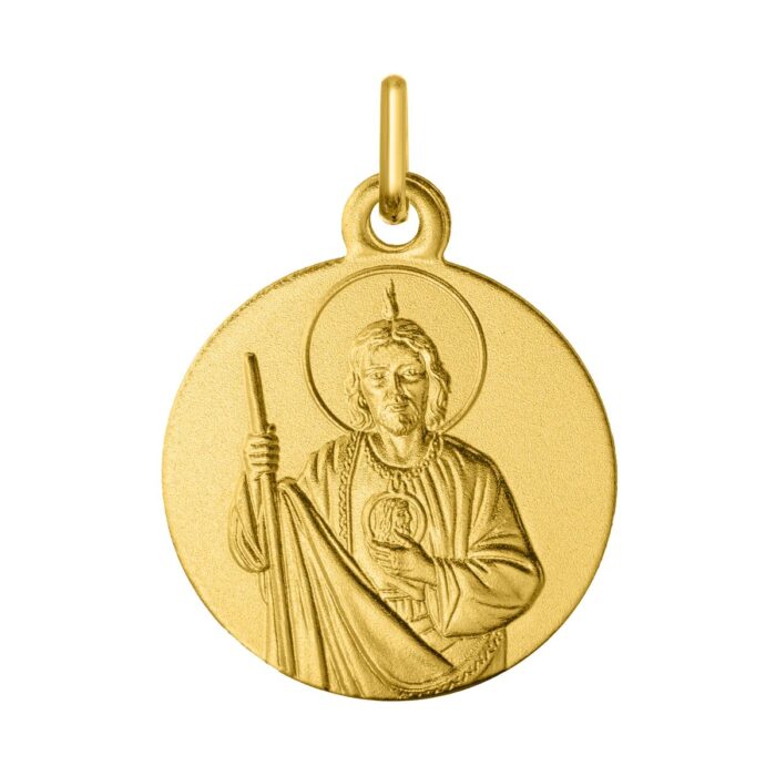 Medalla San Judas Tadeo oro 9k