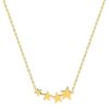 Collar estrellas chapado en oro