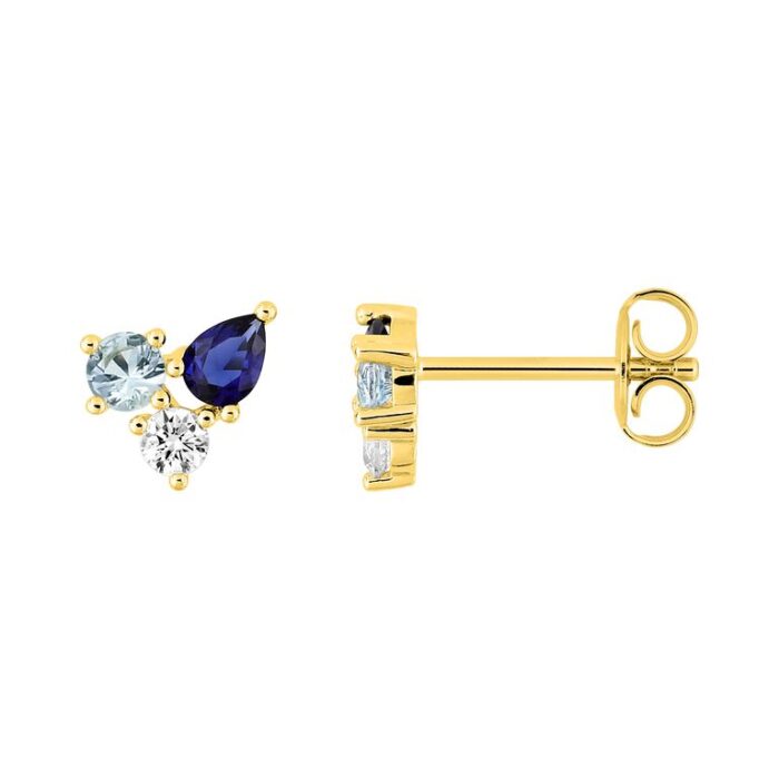 Pend.clou cir.azul+azul cielo+blc plor