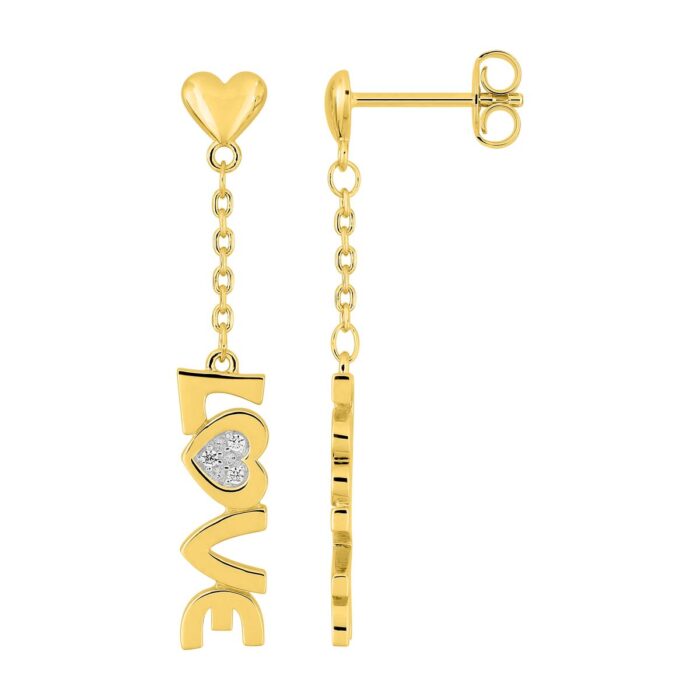 Pendientes largos cir. ch or+rh