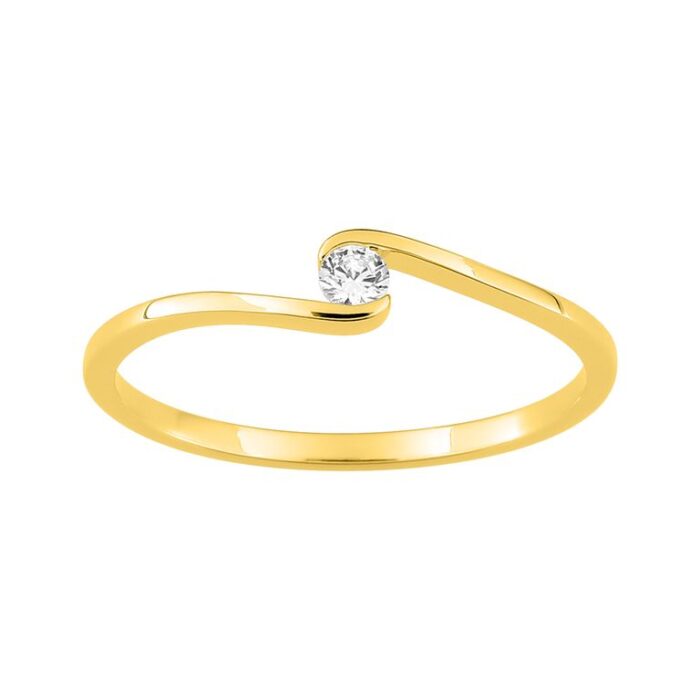 Anillo. di 0.06ct GH-P1 750 O.A.