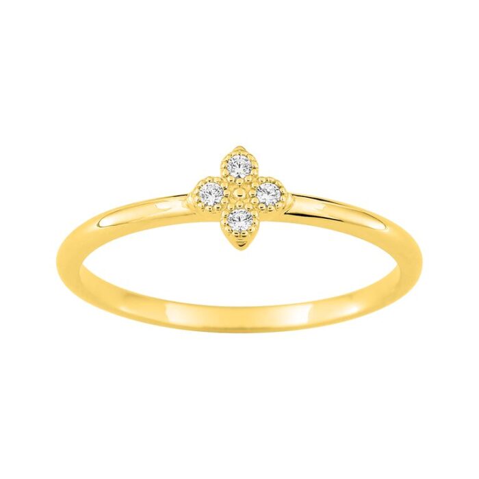 Anillo. di 0.04ct GH-P1 750 O.A.