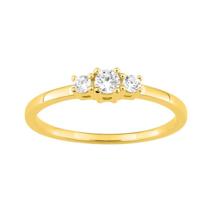 Anillo. di 0.19ct GH-P1 750 O.A.