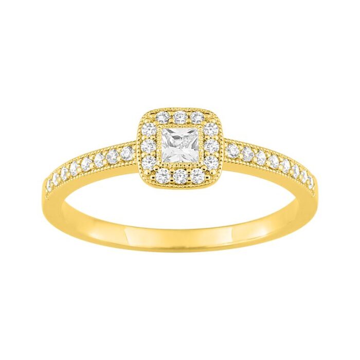Anillo. di 0.27ct GH-P1 750 O.A.