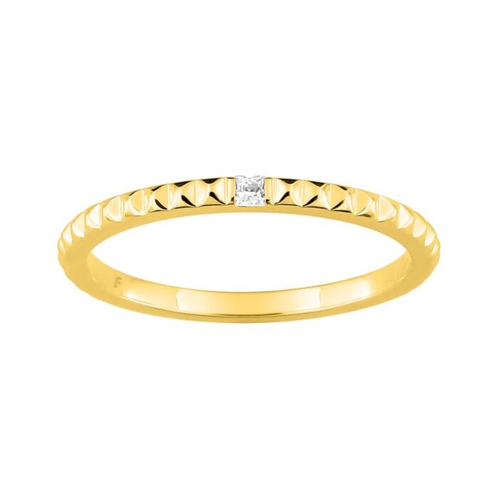 Anillo. di 0,02 ct GH-SI 750 O.A.