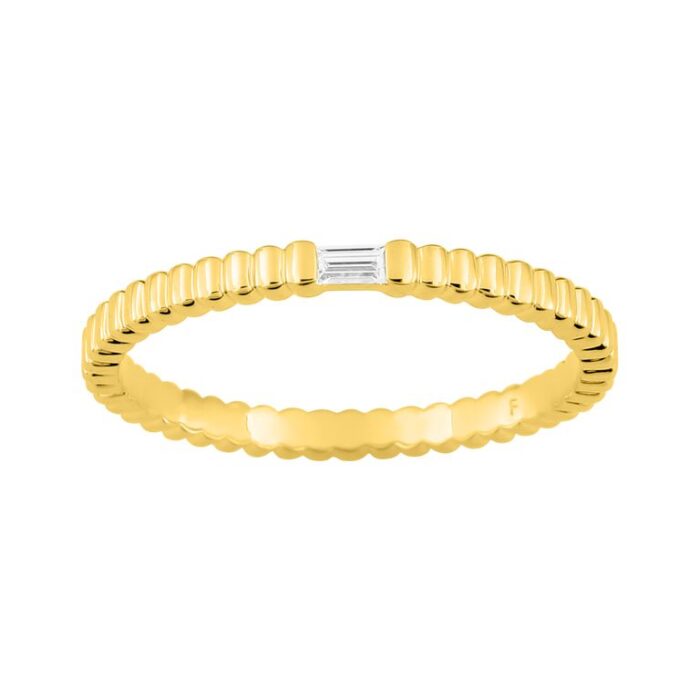 Anillo. di 0,03 ct GH-SI 750 O.A.