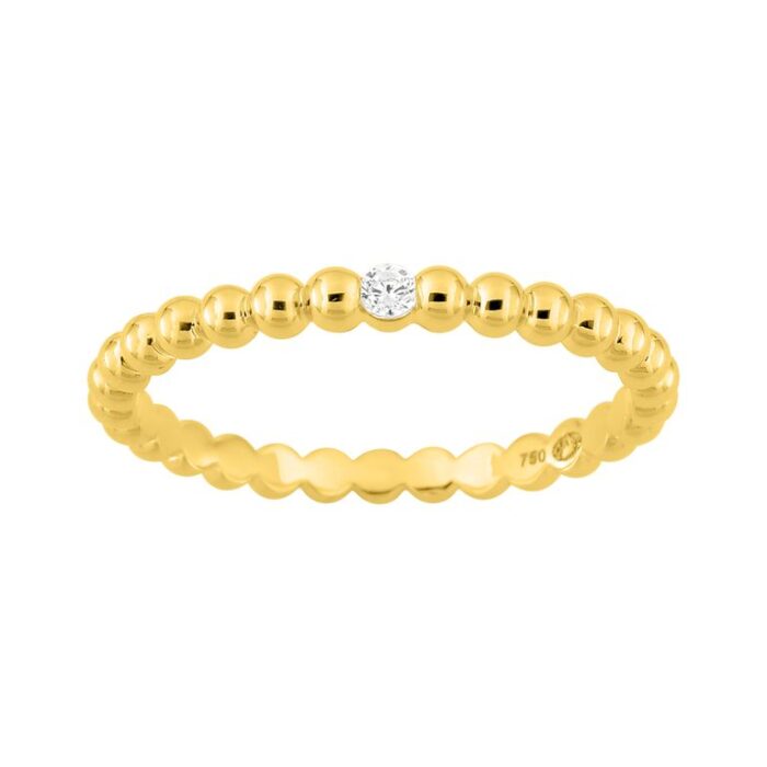 Anillo. di 0.04ct GH-P1 750 O.A.