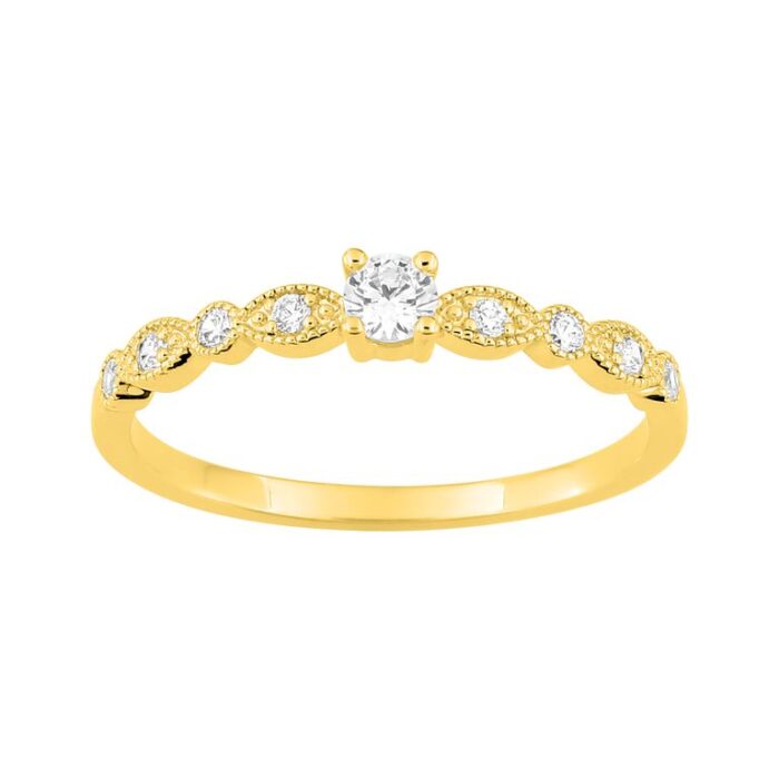 Anillo. di 0.20ct GH-P1 750 O.A.