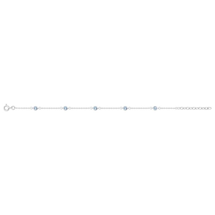 Pulsera cir. az cielo AG rod