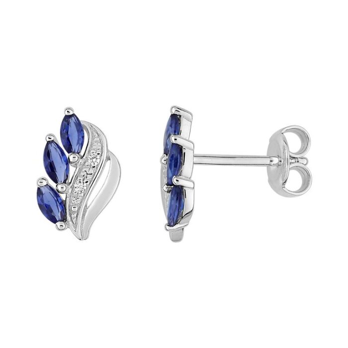 Pend clou cz azul ag925rh