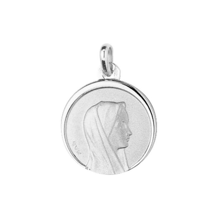 Medalla Virgen María plata 1ª ley 16mm