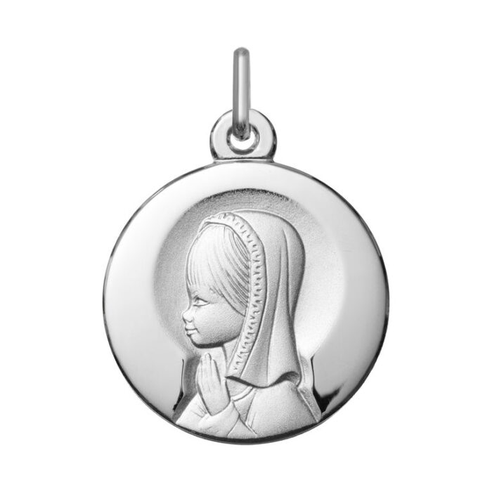 Medalla virgen niña ag925rh