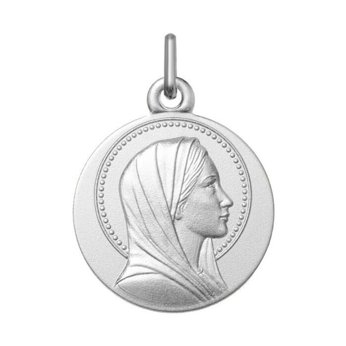 Medalla en blanco ag925rh
