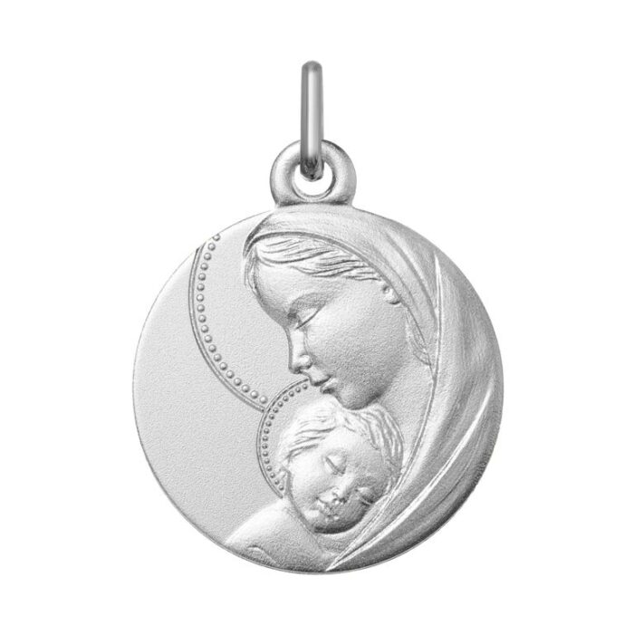 Medalla Virgen y Niño ag925rh
