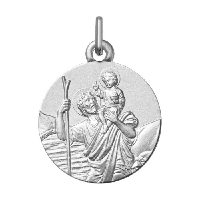 Medalla de San Cristóbal ag925rh