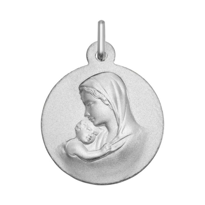 Medalla Virgen y Niño ag925rh