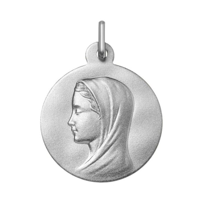 Medalla en blanco ag925rh