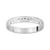 Alianza de plata 3mm facetada 337029 Alianza plata de 1ª ley de diseño original y 3 mm de ancho con acabado diamantado brillante.