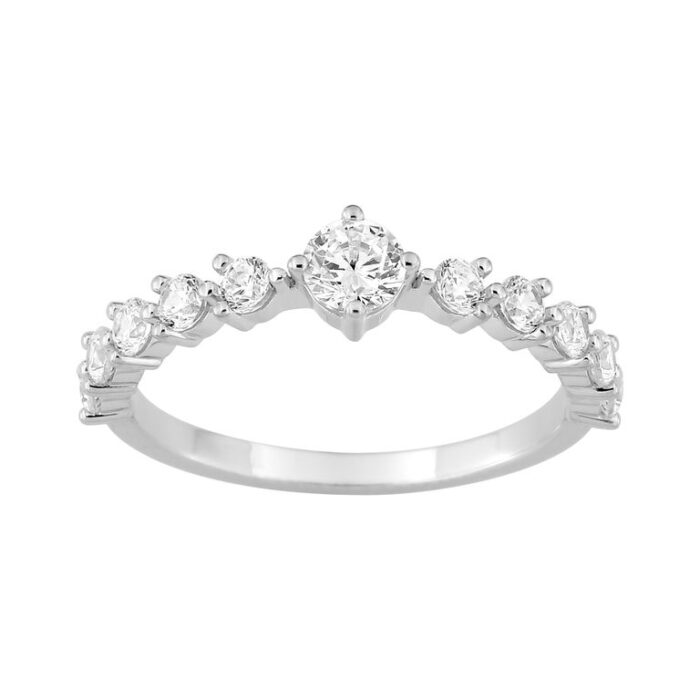 Anillo circonitas ag925rh