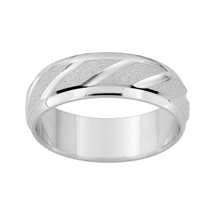 Anillo fantasía 6mm ag925rh